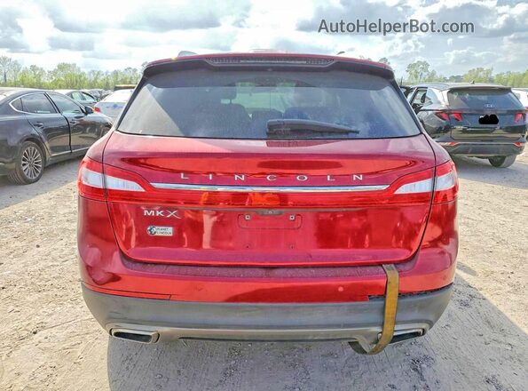 2LMPJ6JR3JBL31733 2018 LINCOLN MKX Red 