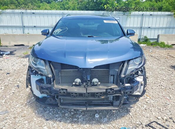 2LMPJ6JR5JBL18420 2018 LINCOLN MKX Blue Вид спереду