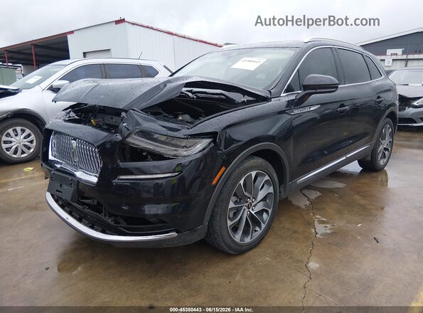 2LMPJ6K90NBL22766 2022 LINCOLN NAUTILUS Black Առջևի ձախ երեք քառորդ տեսարան