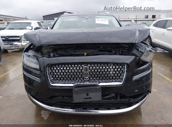 2LMPJ6K90NBL22766 2022 LINCOLN NAUTILUS Black Դիմացի տեսք