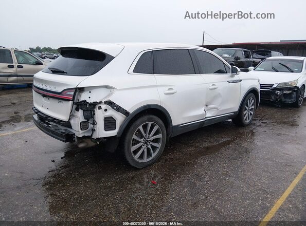 2LMPJ6K92KBL11196 2019 LINCOLN NAUTILUS White Tył prawy