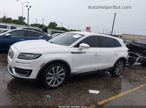 2LMPJ6K92KBL11196 2019 LINCOLN NAUTILUS White 