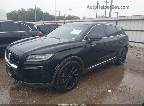 2LMPJ6K96MBL06330 2021 LINCOLN NAUTILUS Black Առջևի ձախ երեք քառորդ տեսարան