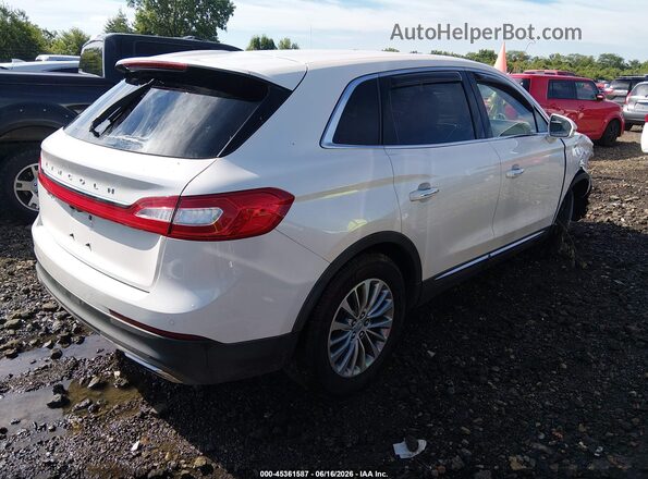 2LMPJ6KR0HBL24344 2017 LINCOLN MKX Белый Задняя правая четверть