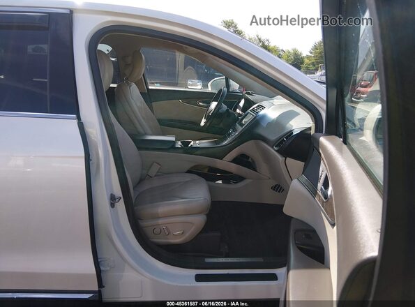 2LMPJ6KR0HBL24344 2017 LINCOLN MKX Белый Вид салона спереди