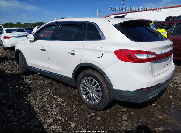 2LMPJ6KR0HBL24344 2017 LINCOLN MKX Белый Задняя левая четверть