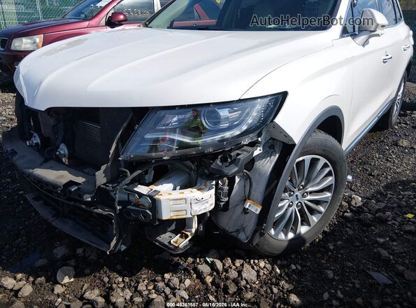 2LMPJ6KR0HBL24344 2017 LINCOLN MKX Белый Вид спереди