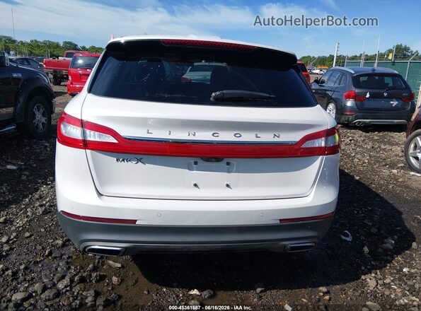 2LMPJ6KR0HBL24344 2017 LINCOLN MKX Белый 