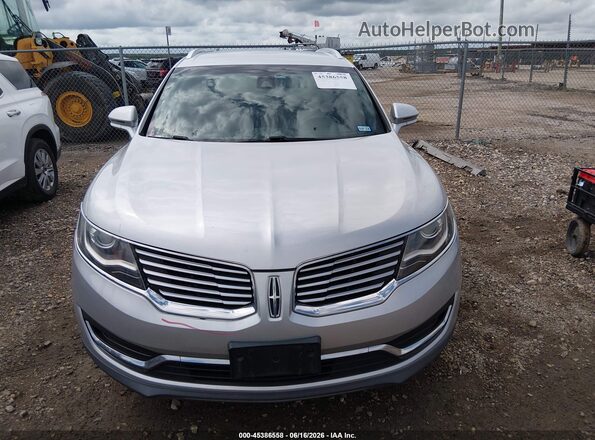 2LMPJ6KR4HBL53104 2017 LINCOLN MKX Silver Widok zestawu wskaźników