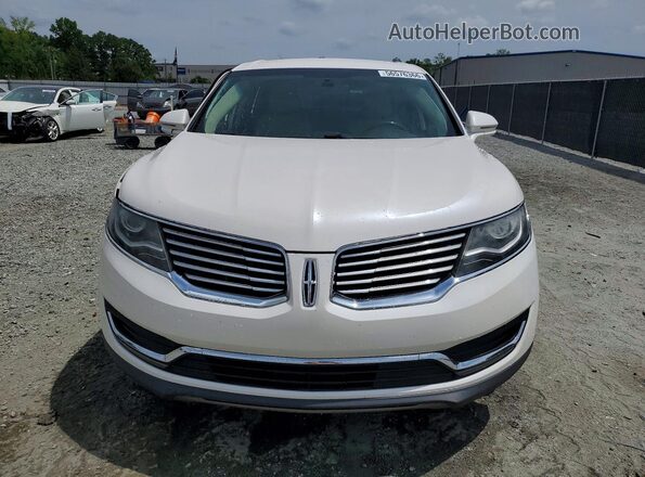 2LMPJ6KR6HBL18242 2017 LINCOLN MKX White Widok z przodu