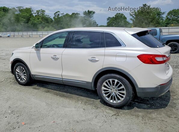2LMPJ6KR6HBL18242 2017 LINCOLN MKX White Tył lewy