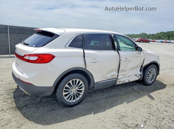 2LMPJ6KR6HBL18242 2017 LINCOLN MKX White Tył prawy