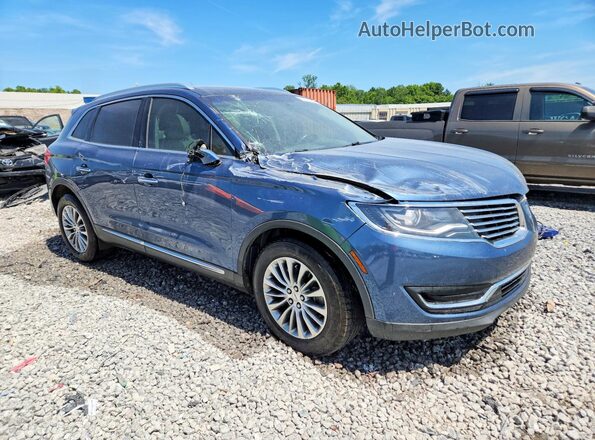 2LMPJ6KR7JBL34830 2018 LINCOLN MKX Blue Առջևի աջ