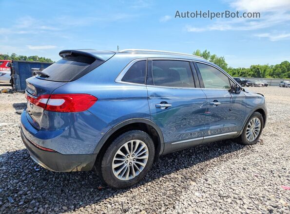2LMPJ6KR7JBL34830 2018 LINCOLN MKX Blue Հետևի աջ