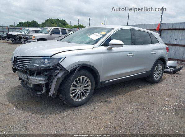 2LMPJ6KR7JBL48694 2018 LINCOLN MKX Silver Vista tres cuartos delantera izquierda