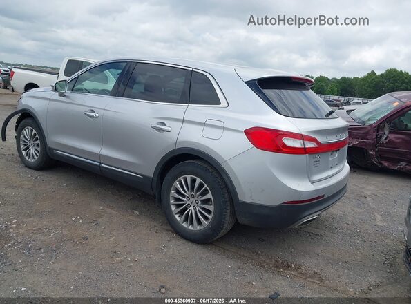 2LMPJ6KR7JBL48694 2018 LINCOLN MKX Silver Trasero izquierdo