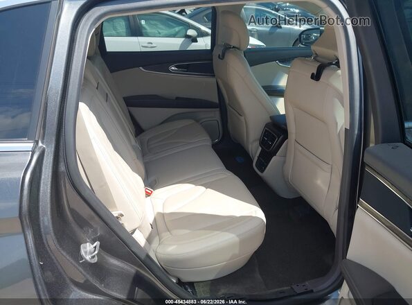 2LMPJ6KR8HBL35494 2017 LINCOLN MKX Gray VIN sticker view