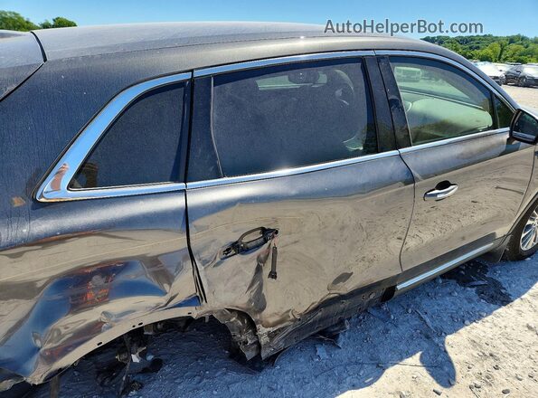 2LMPJ6KRXHBL24156 2017 LINCOLN MKX Gray Rear interior view