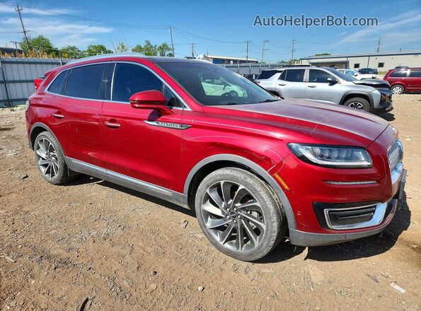 2LMPJ6L91KBL23239 2019 LINCOLN NAUTILUS Red Przód prawy