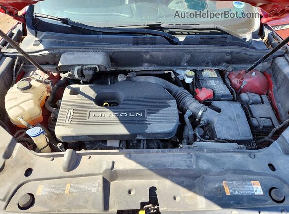 2LMPJ6L91KBL23239 2019 LINCOLN NAUTILUS Red Widok komory silnika
