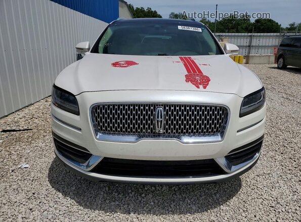 2LMPJ6L92KBL23430 2019 LINCOLN NAUTILUS White Դիմացի տեսք