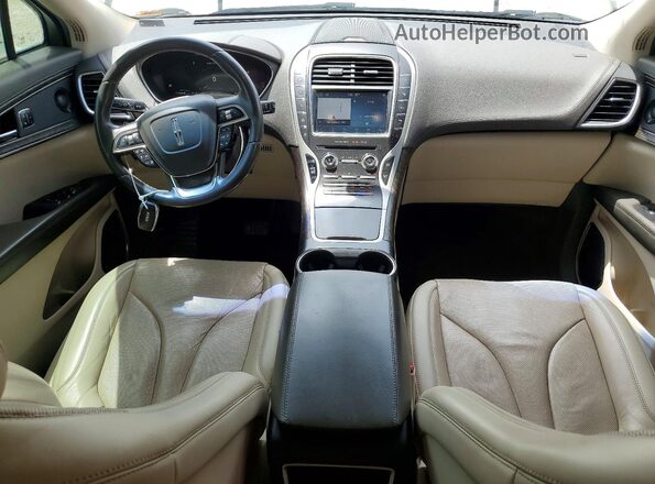 2LMPJ6L92KBL23430 2019 LINCOLN NAUTILUS White Առջևի վահանակի տեսք
