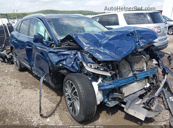 2LMPJ6L97KBL18871 2019 LINCOLN NAUTILUS Blue Вид спереду