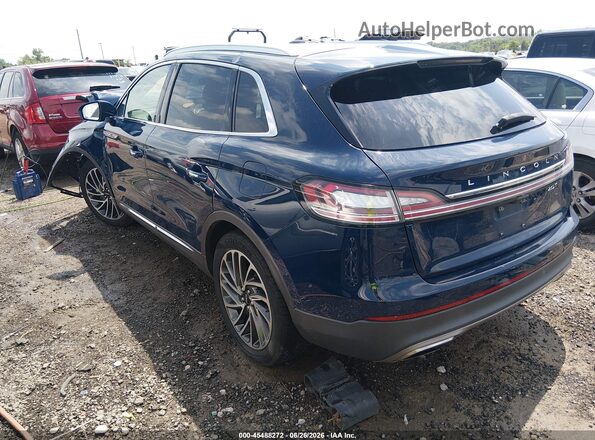 2LMPJ6L97KBL18871 2019 LINCOLN NAUTILUS Blue Задня ліва чверть