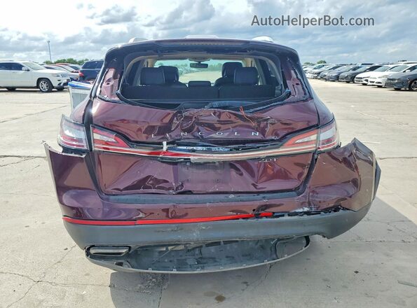 2LMPJ6L98KBL25232 2019 LINCOLN NAUTILUS Maroon Հետևի տեսք