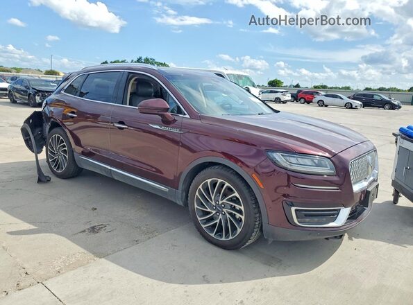 2LMPJ6L98KBL25232 2019 LINCOLN NAUTILUS Maroon Առջևի աջ
