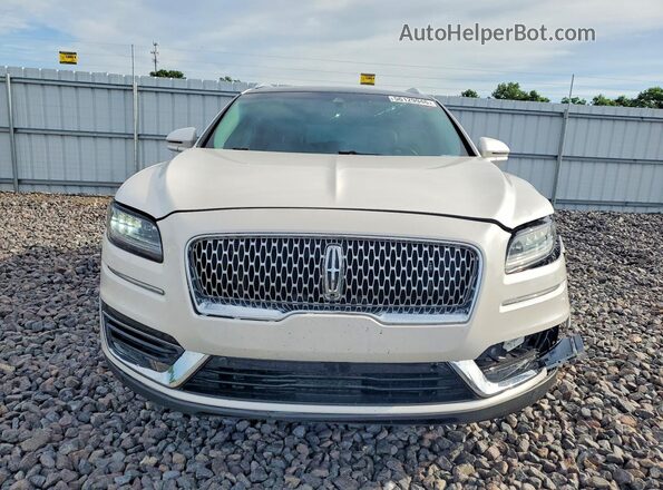 2LMPJ6L9XKBL23241 2019 LINCOLN NAUTILUS White Դիմացի տեսք