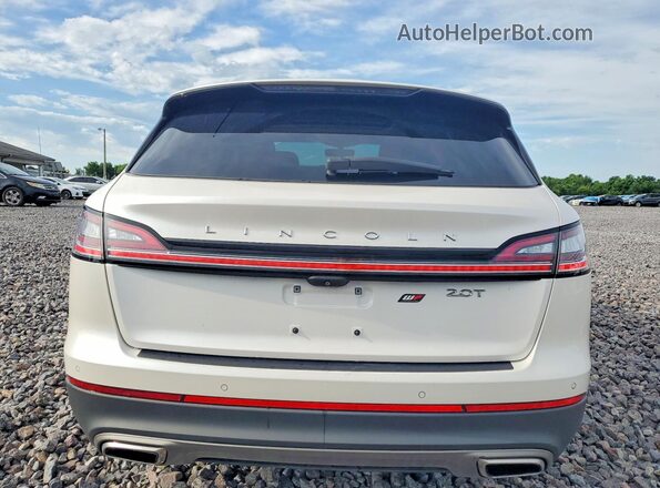 2LMPJ6L9XKBL23241 2019 LINCOLN NAUTILUS White Հետևի տեսք