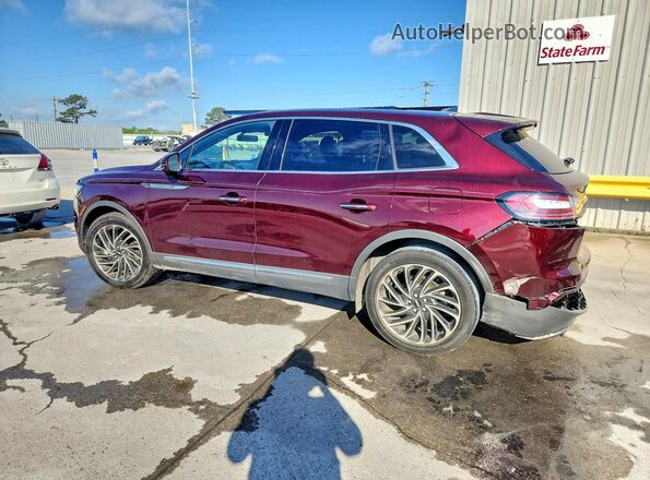 2LMPJ6LP0KBL14840 2019 LINCOLN NAUTILUS Burgundy Задня ліва чверть