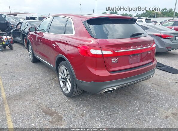 2LMPJ6LP5HBL34364 2017 LINCOLN MKX Red Задня ліва чверть