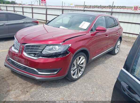 2LMPJ6LP5HBL34364 2017 LINCOLN MKX Red Передня ліва чверть