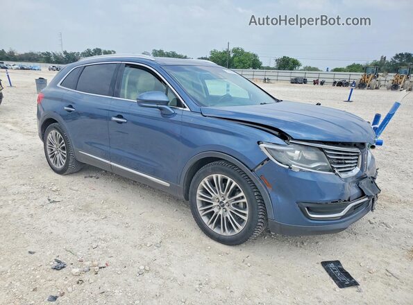 2LMPJ6LR0JBL48311 2018 LINCOLN MKX Blue Front right