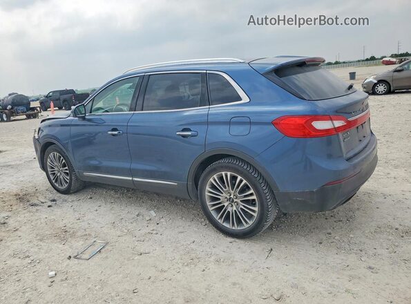 2LMPJ6LR0JBL48311 2018 LINCOLN MKX Blue Rear left