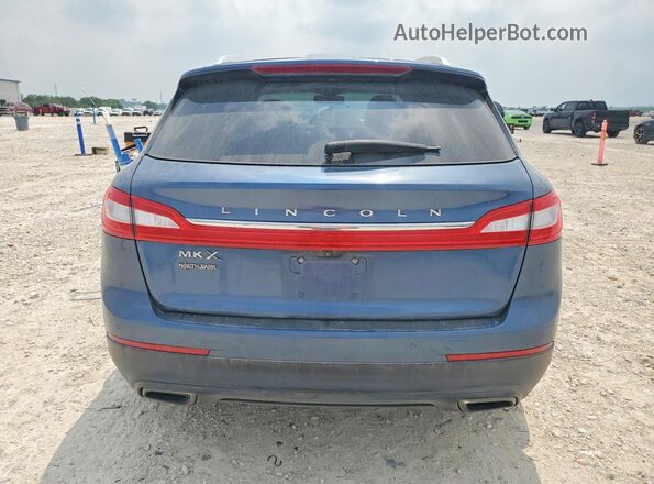 2LMPJ6LR0JBL48311 2018 LINCOLN MKX Blue Rear view