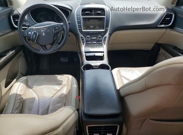 2LMPJ6LR0JBL48311 2018 LINCOLN MKX Blue Dashboard view