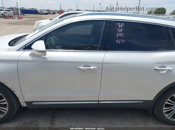 2LMPJ6LR1GBL38850 2016 LINCOLN MKX White 