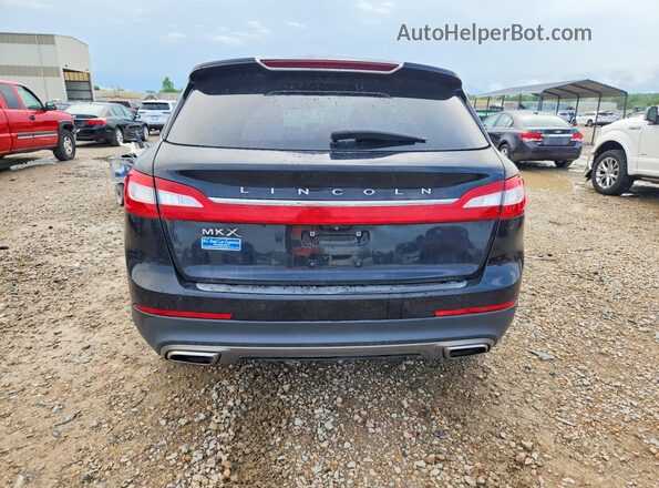 2LMPJ6LR1HBL29079 2017 LINCOLN MKX Черный Вид сзади