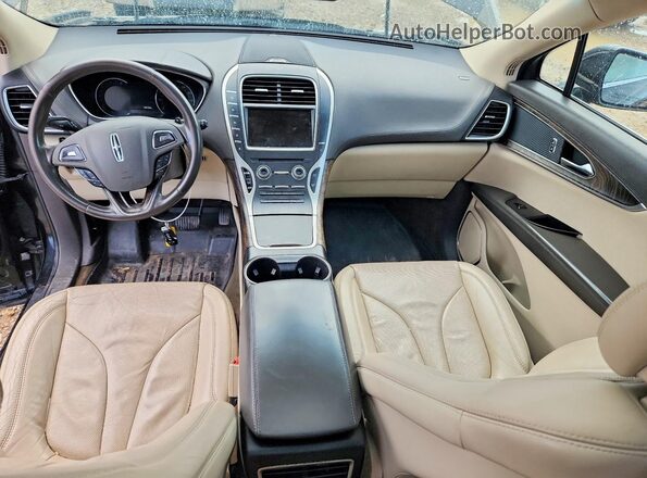 2LMPJ6LR1HBL29079 2017 LINCOLN MKX Черный Вид панели приборов