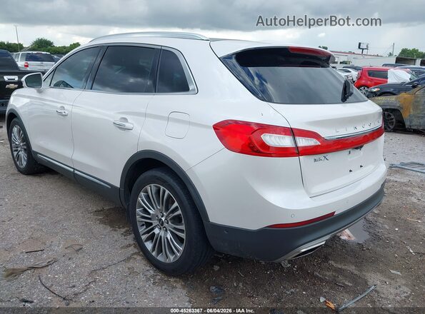 2LMPJ6LR1JBL48205 2018 LINCOLN MKX White უკანა მარცხენა