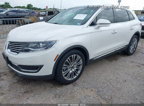 2LMPJ6LR1JBL48205 2018 LINCOLN MKX White წინა მარცხენა ხედი სამი მეოთხედიდან
