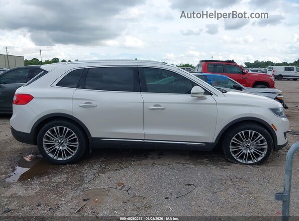 2LMPJ6LR1JBL48205 2018 LINCOLN MKX White უკანა სალონის ხედი