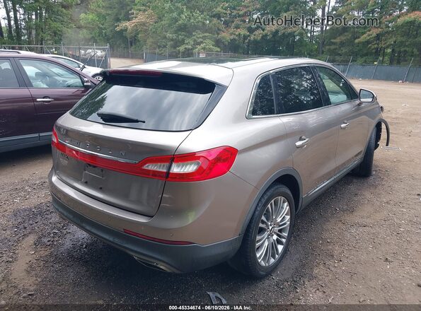 2LMPJ6LR2JBL44471 2018 LINCOLN MKX Beige Tył prawy