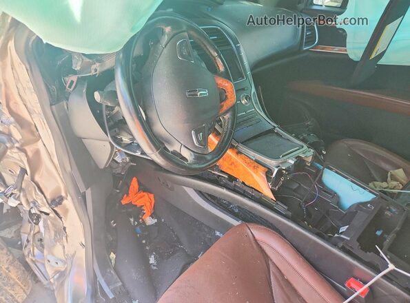 2LMPJ6LR3JBL41045 2018 LINCOLN MKX Brown წინა პანელის ხედი
