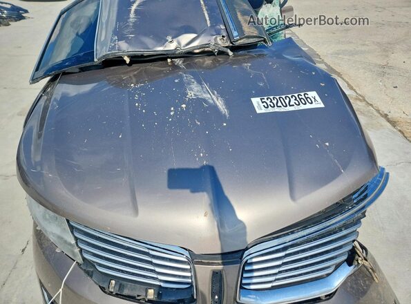 2LMPJ6LR3JBL41045 2018 LINCOLN MKX Brown ძრავის განყოფილების ხედი