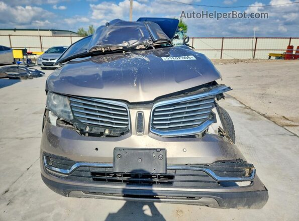 2LMPJ6LR3JBL41045 2018 LINCOLN MKX Brown წინა ხედი