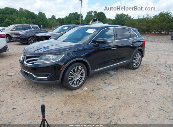 2LMPJ6LR4HBL35183 2017 LINCOLN MKX Black Առջևի ձախ երեք քառորդ տեսարան